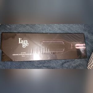 L'ange Le Vite Ceramic Straightening Brush - Black